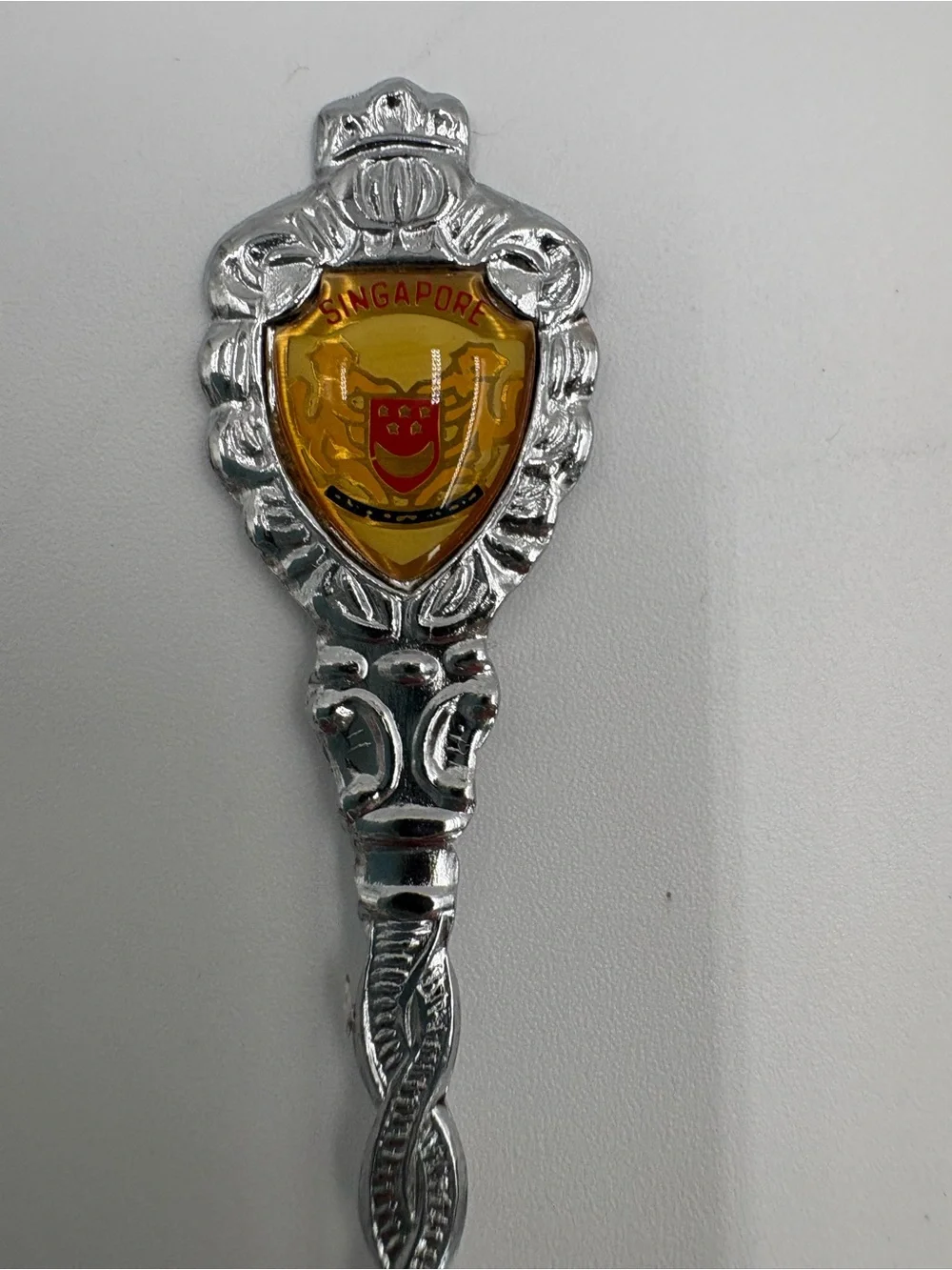 Vintage Souvenir Spoon Lot of 6 Japan Singapore Las Vegas Montana Oregon Nevada